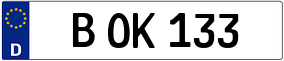 Truck License Plate